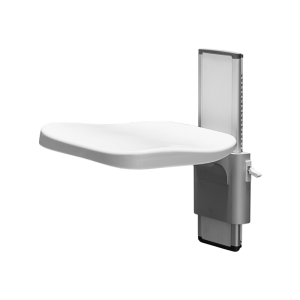ELLA ADJUSTABLE SHOWER SEAT METRO WHITE COLOR