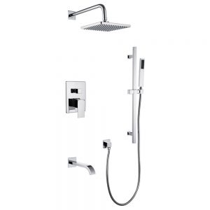 ETHAN COMPLETE SHOWER SET CHROME COLOR