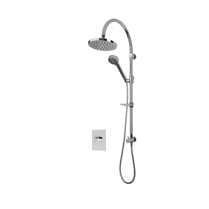 Pressure balanced shower kit cc color