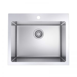 SINGLE BOWL KITCHEN SINK WITH ROUNDED CORNERS