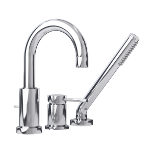 Three piece bathtub faucet cc color