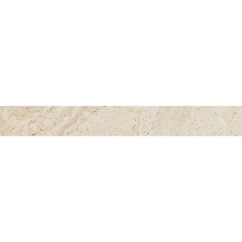 Unique Travertine - 3"x 24" Minimal Matte Cream Glazed Porcelain Rectified