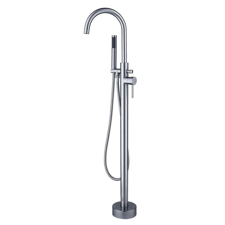 Pearl MARIE Chrome Free-standing Roman Tub Filler Faucet GBR201
