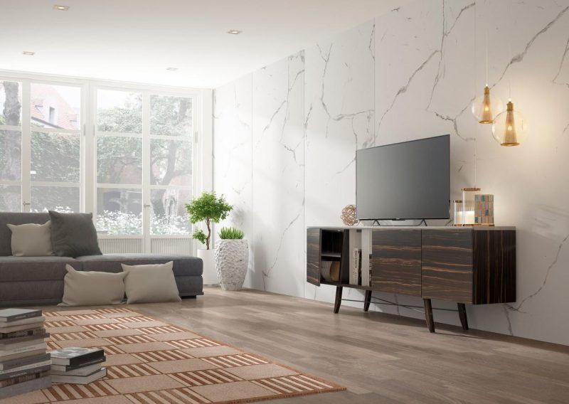 MUD/ CALACATA MATT/ WHITE MARBLE