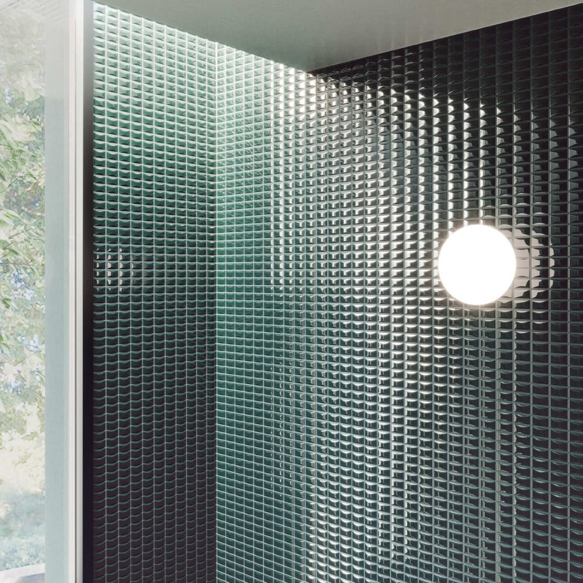 3D Bars 5"x10" Emerald Bevel Gloss — Ames Tile
