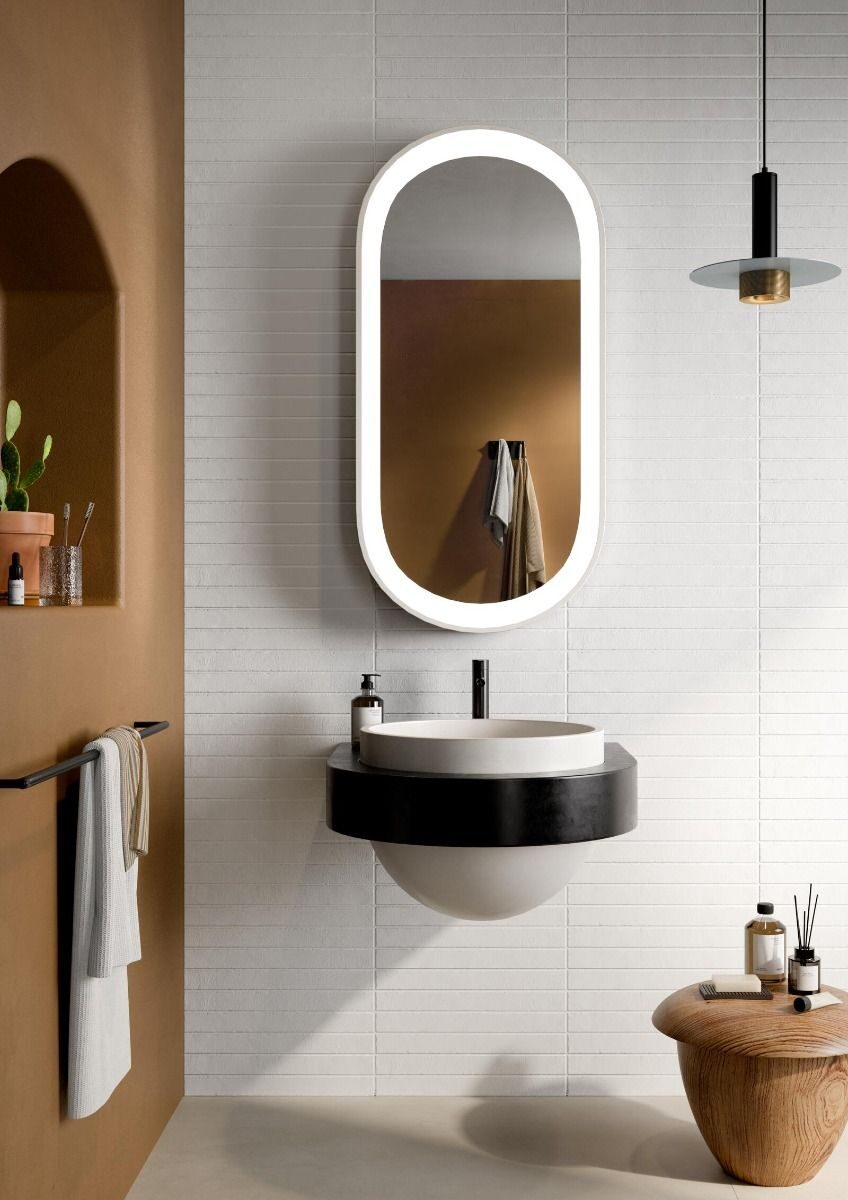 Arenosa 2" X 18" Total White Matte — Ames Tile