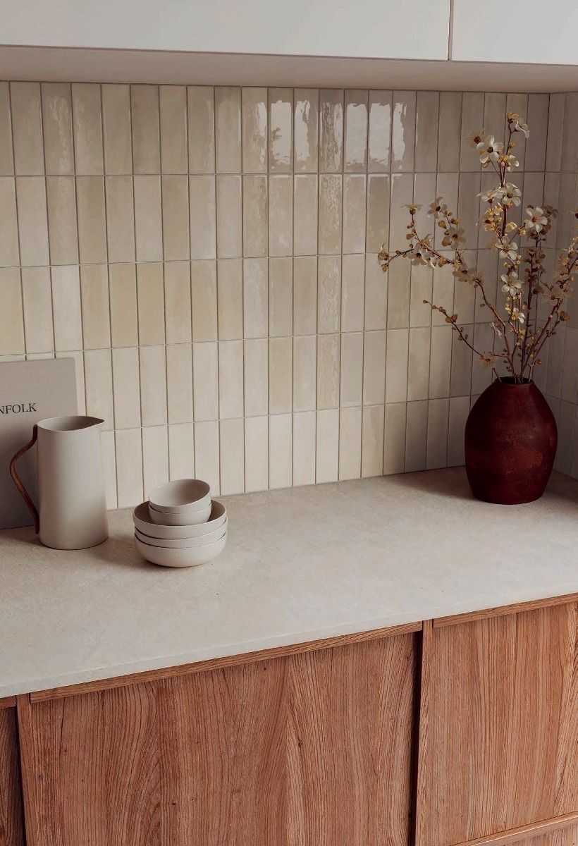 Calema 2"x6" Greige Gloss — Ames Tile