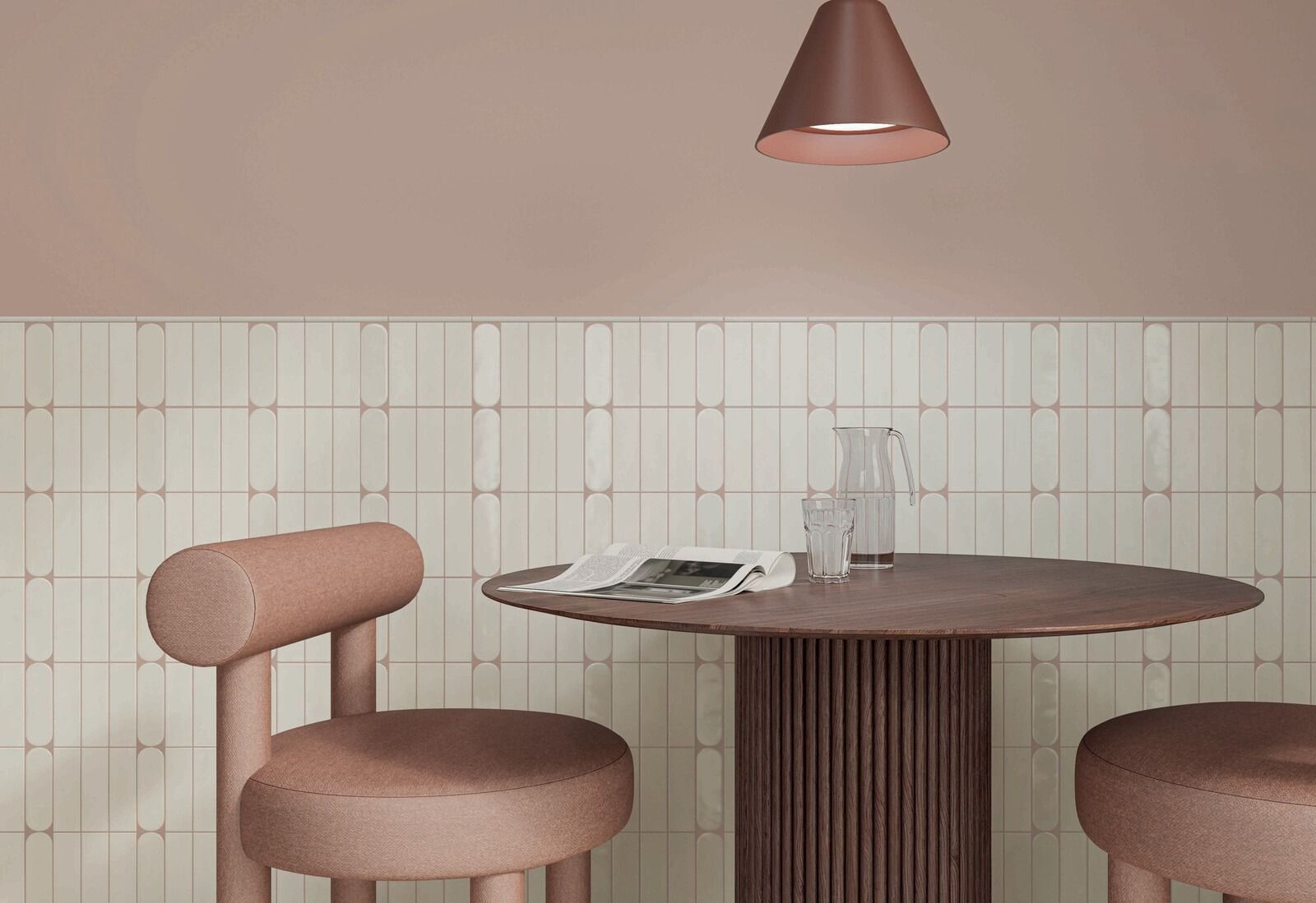 Calema 2"x6" White Gloss Oval — Ames Tile