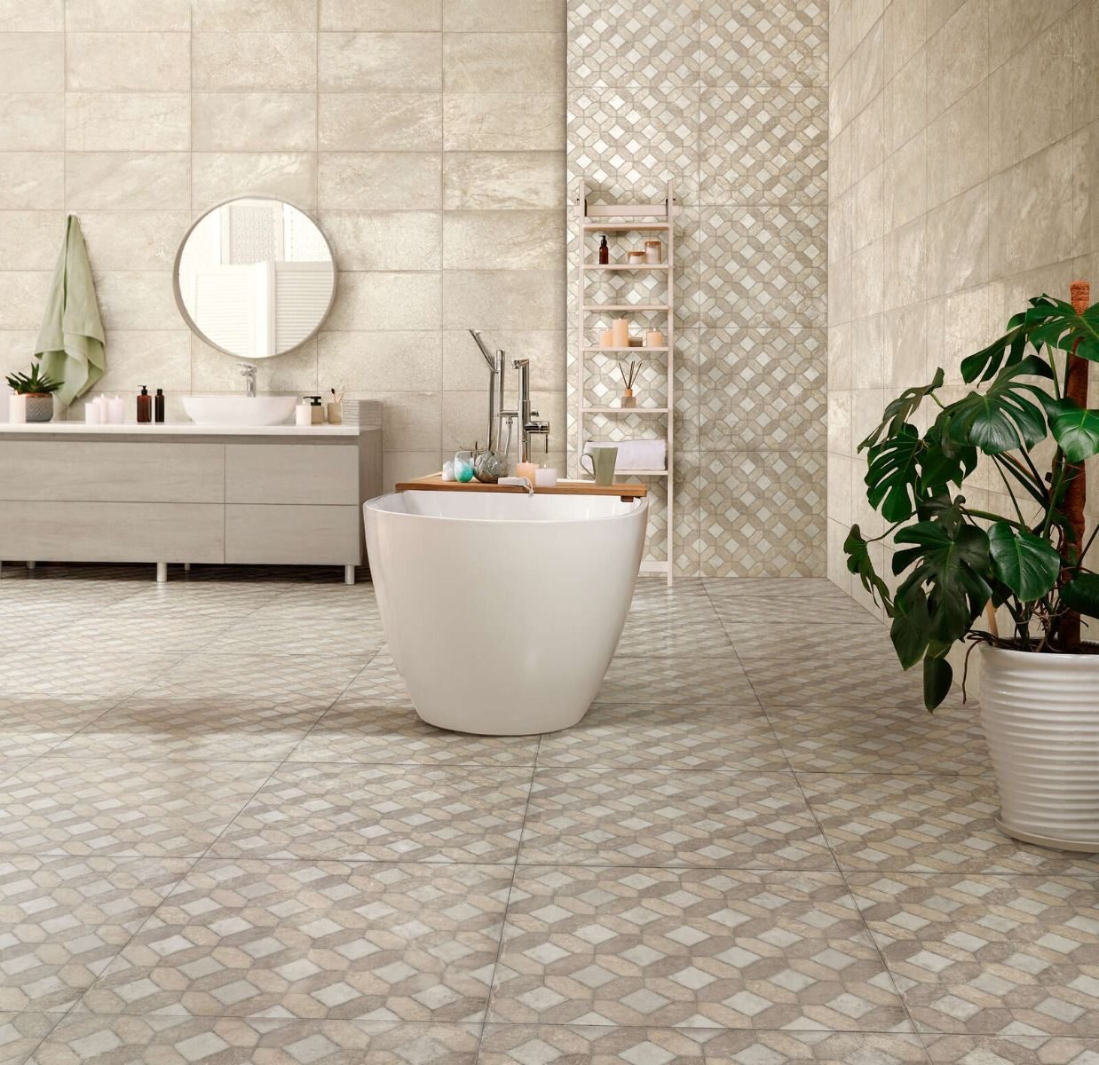 Marmi Imperiali 24"x 24" Petra Decor — Ames Tile