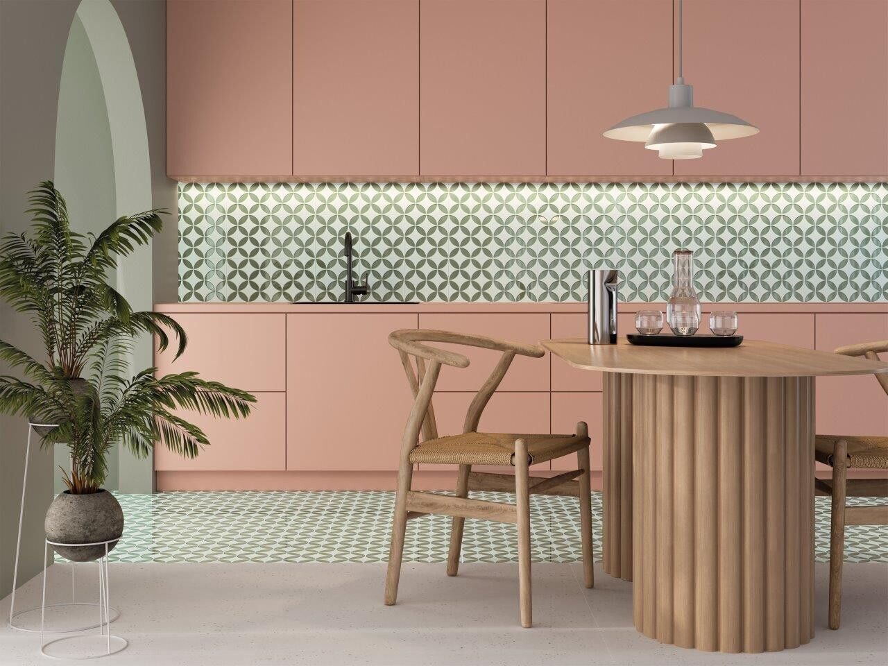 Mayari 9"x 9" Green — Ames Tile