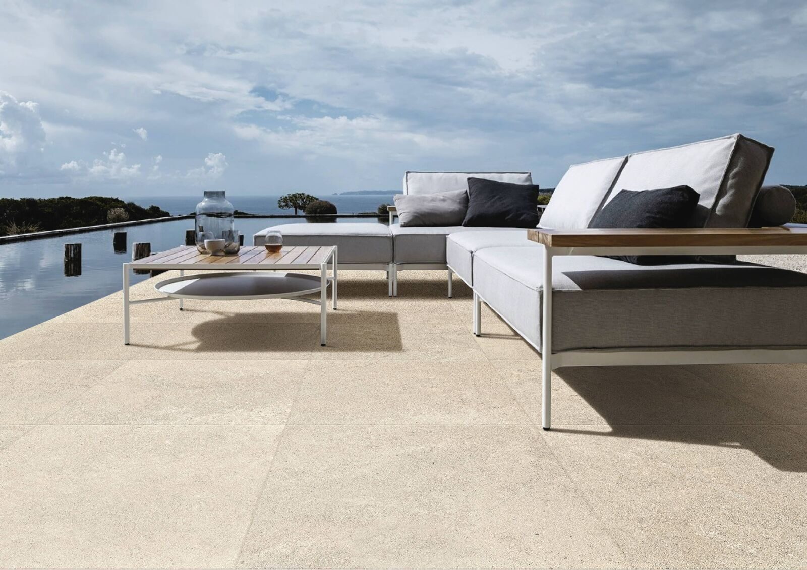 Pisa Beige Matte 2CM 24" X 24" — Ames Tile