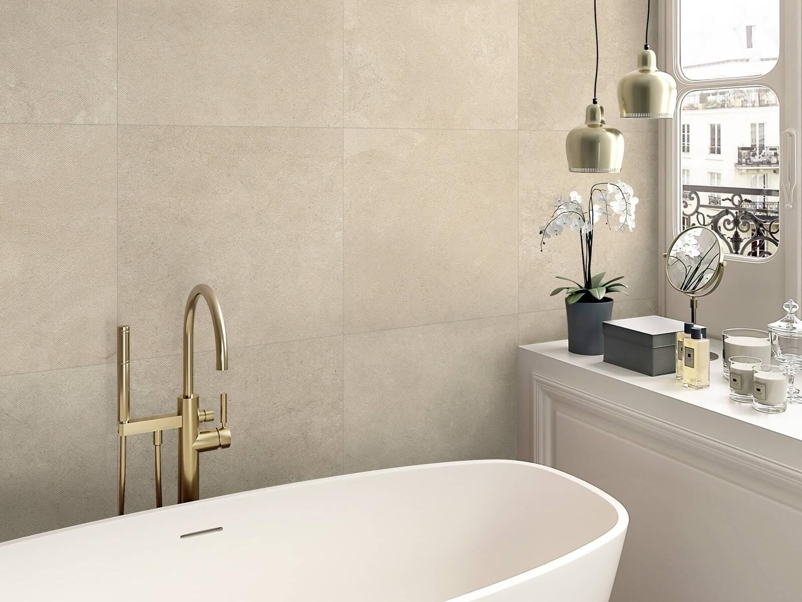 Pisa Beige Matte Decor 24" X 24" — Ames Tile