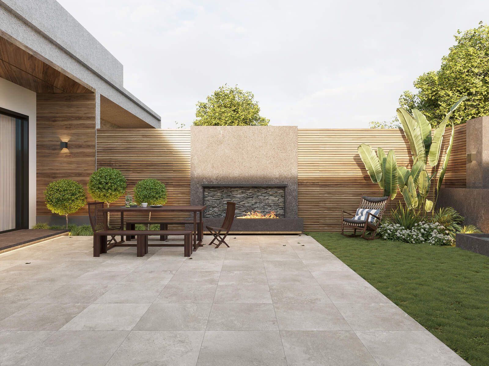Pisa Grigio Matte 2CM 24" X 24" — Ames Tile
