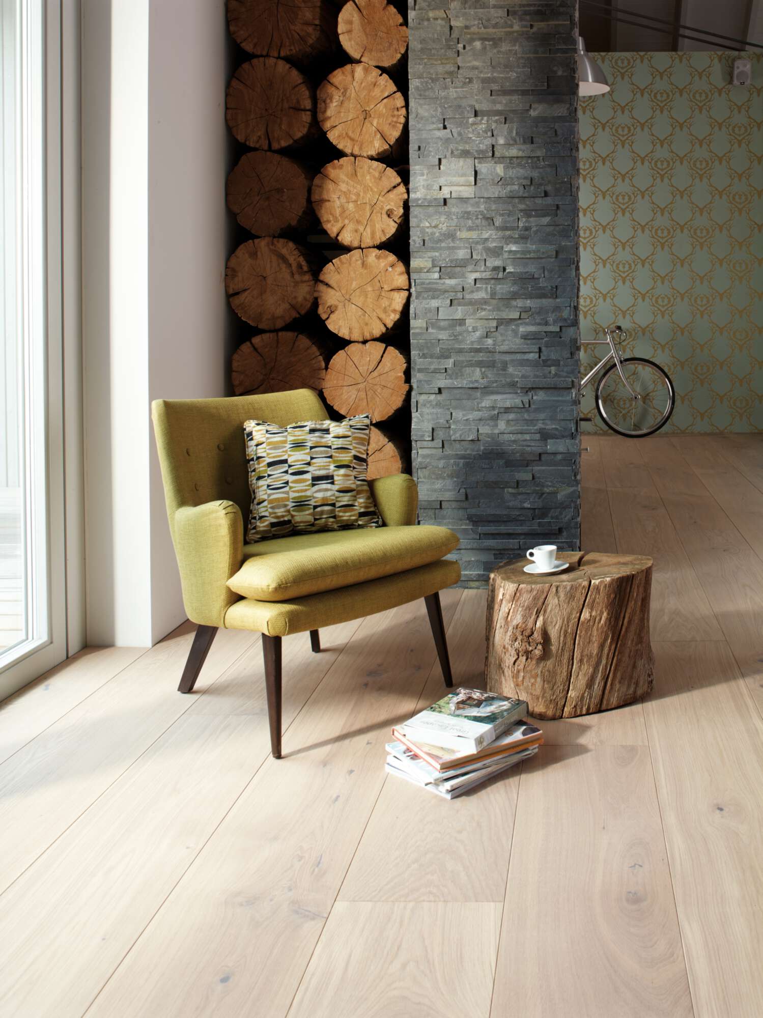 Chaletino 20 mm Oak White — Boen