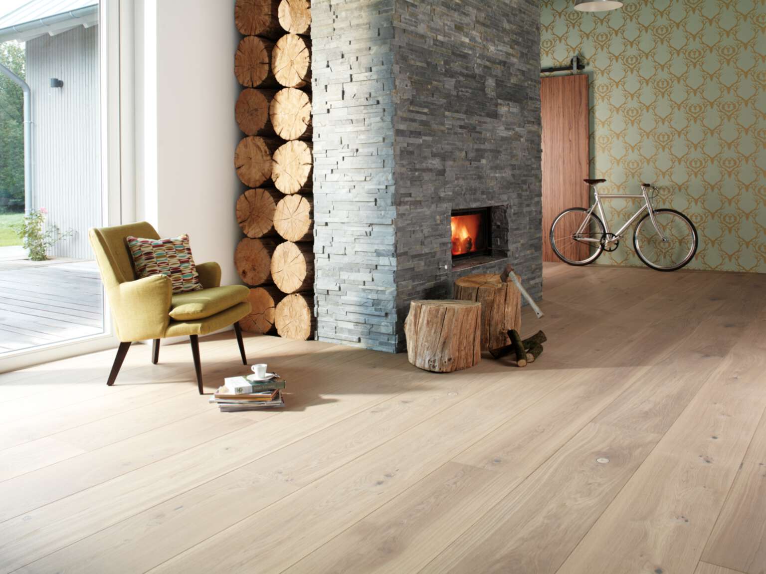 Chaletino 20 mm Oak White — Boen