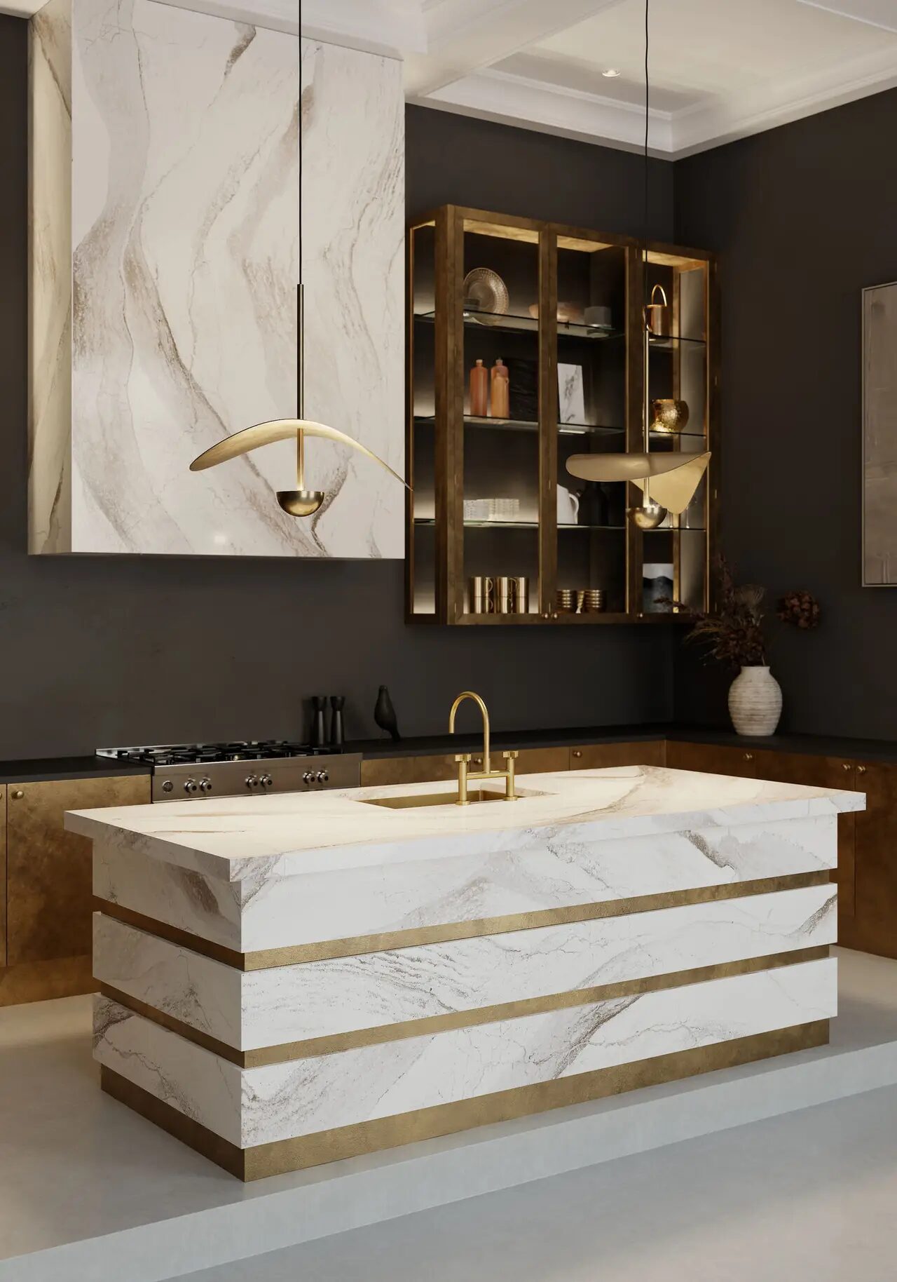 Windsor Brass Satin Ridge — Cambria