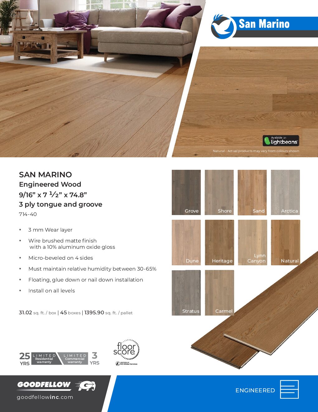 San Marino by Goodfellow — Hardwood flooring · Canadian Flooring & Renovations Vancouver