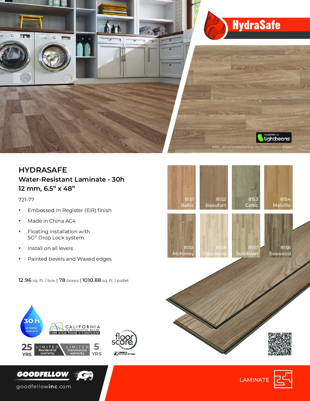 Hydrasafe by Goodfellow — Laminate flooring · Canadian Flooring & Renovations Vancouver