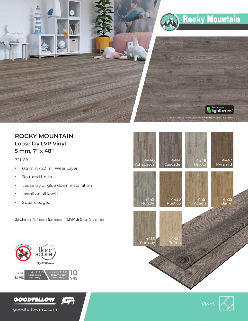 Rocky Mountain by Goodfellow — Luxury Vinyl flooring · Canadian Flooring & Renovations Vancouver