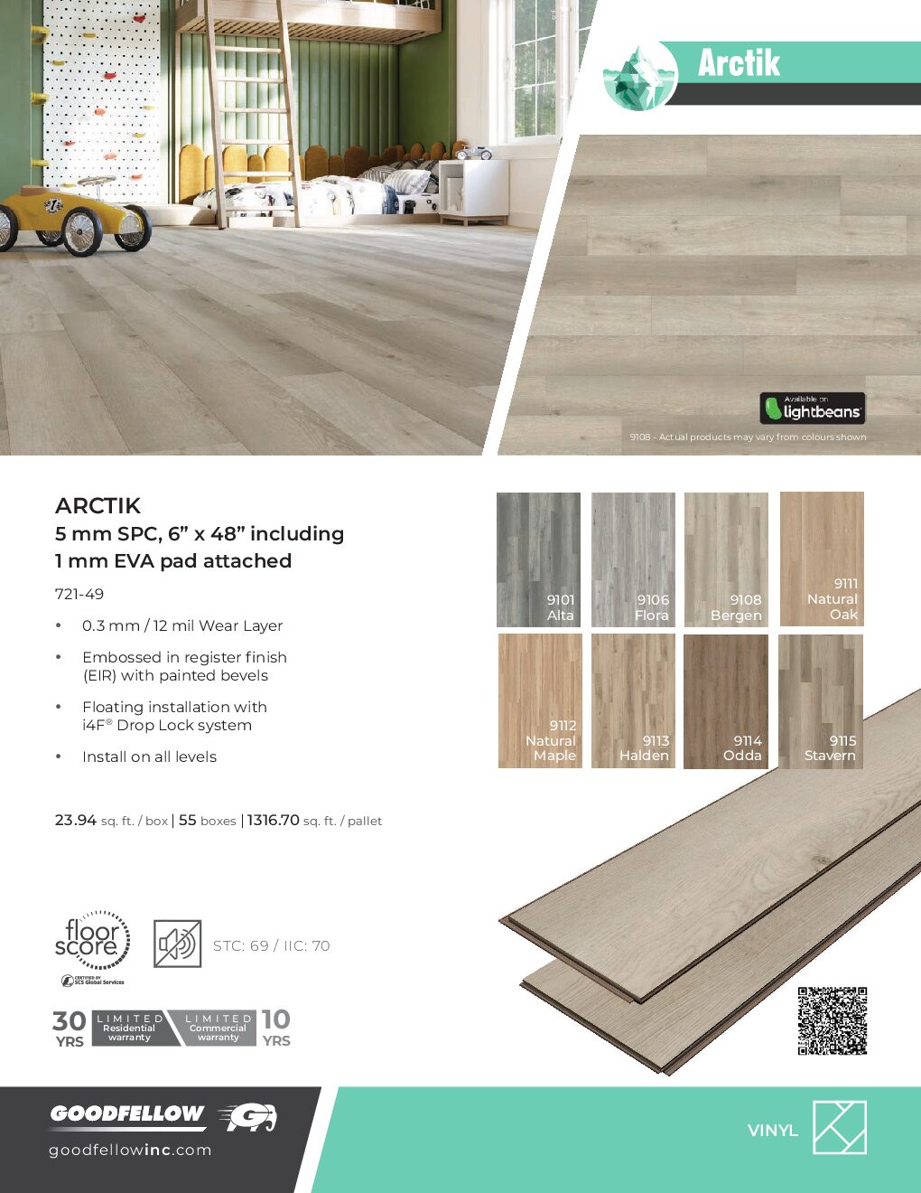 Arctik by Goodfellow — Luxury Vinyl flooring · Canadian Flooring & Renovations Vancouver