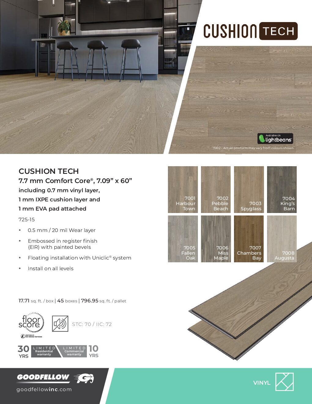 CushionTech by Goodfellow — Luxury Vinyl flooring · Canadian Flooring & Renovations Vancouver