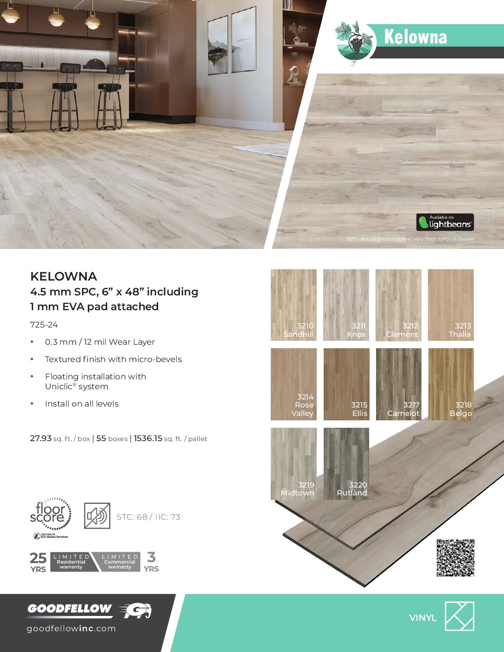 Kelowna by Goodfellow — Luxury Vinyl flooring · Canadian Flooring & Renovations Vancouver
