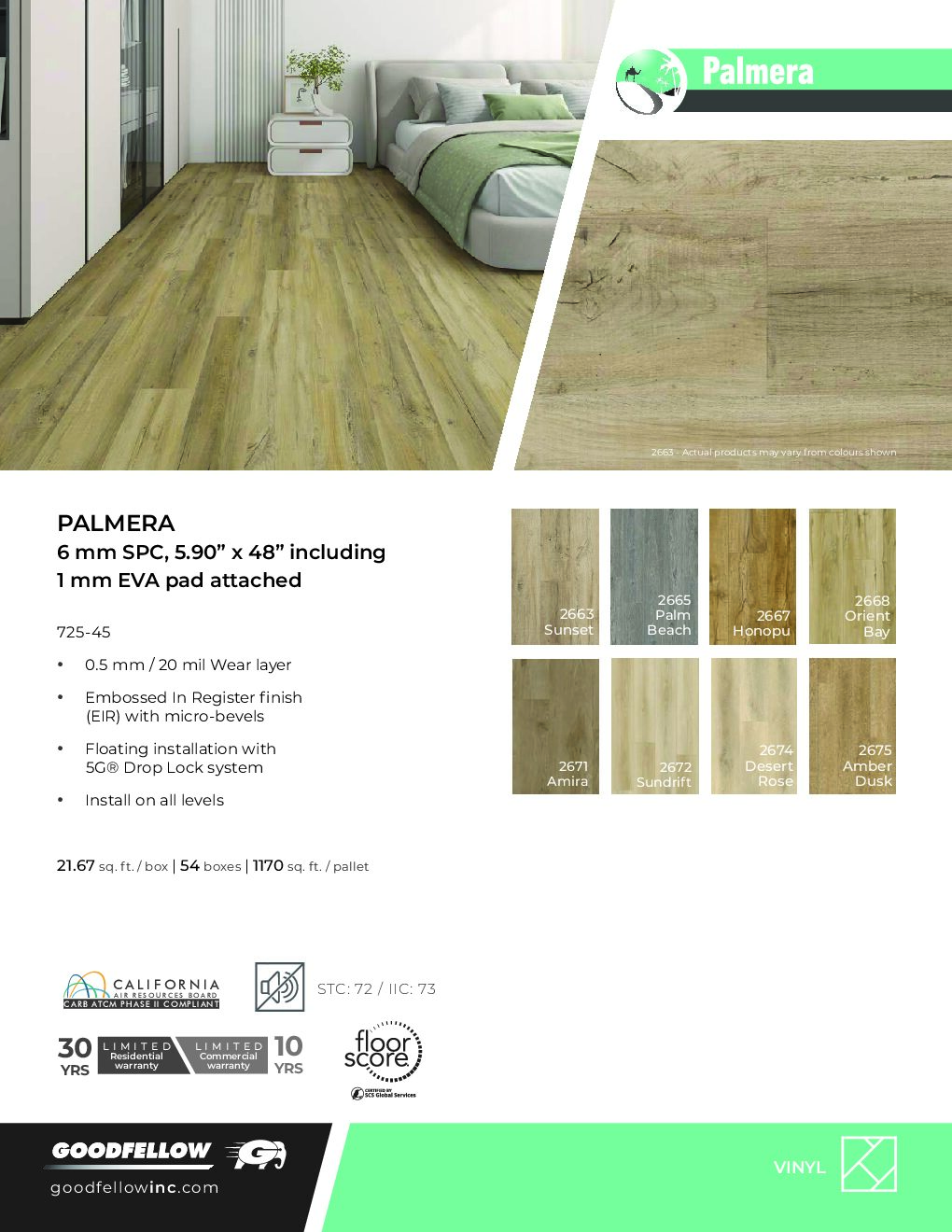 Palmera by Goodfellow — Luxury Vinyl flooring · Canadian Flooring & Renovations Vancouver