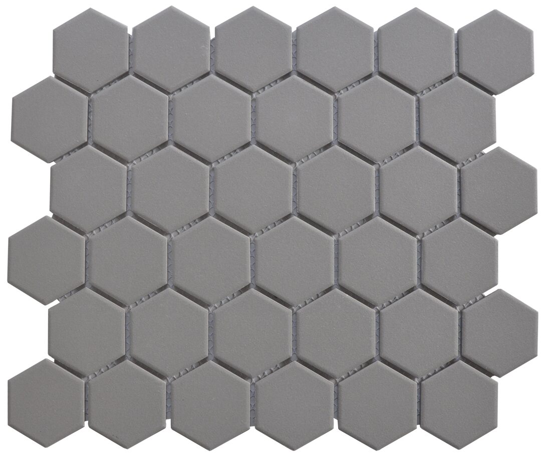 Mosaic Eclipse Grey Unglazed — Julian Tile