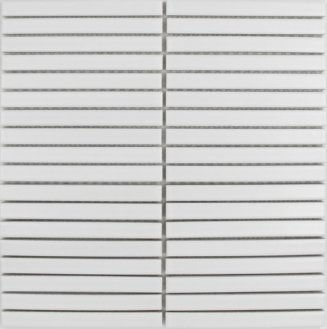 Mosaic Kitkat White Matte — Julian Tile