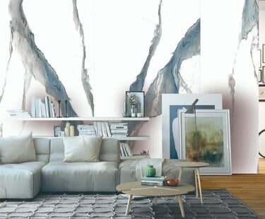 Calacatta Blue by Kobertin Panels — Wall Panels flooring · Canadian Flooring & Renovations Vancouver