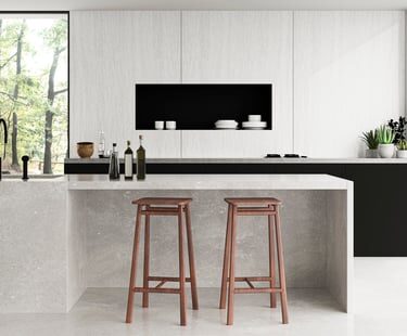Grey Frise by Kobertin Panels — Wall Panels flooring · Canadian Flooring & Renovations Vancouver