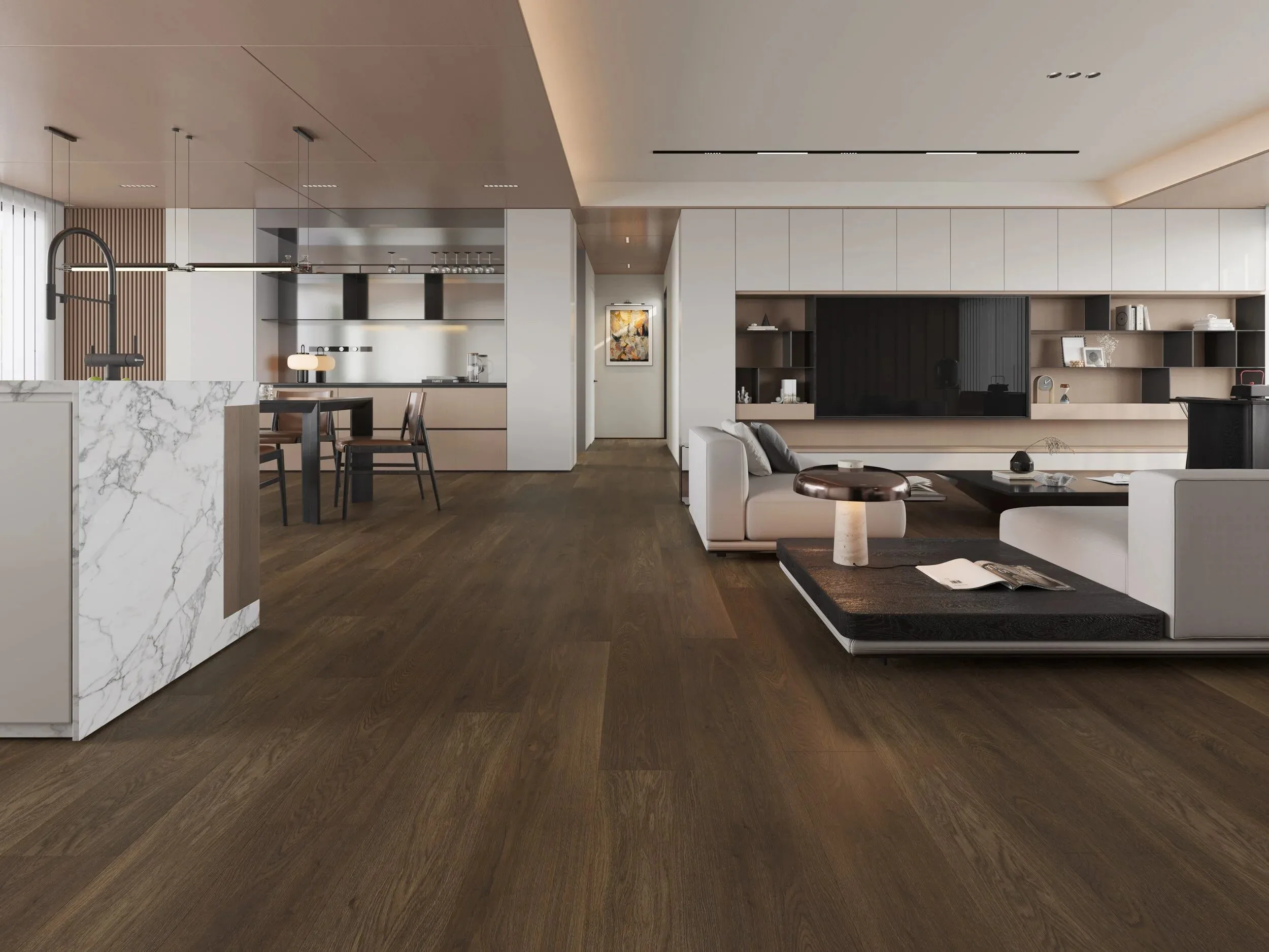 C203 Espresso Noir by Monterey — Luxury Vinyl flooring · Canadian Flooring & Renovations Vancouver
