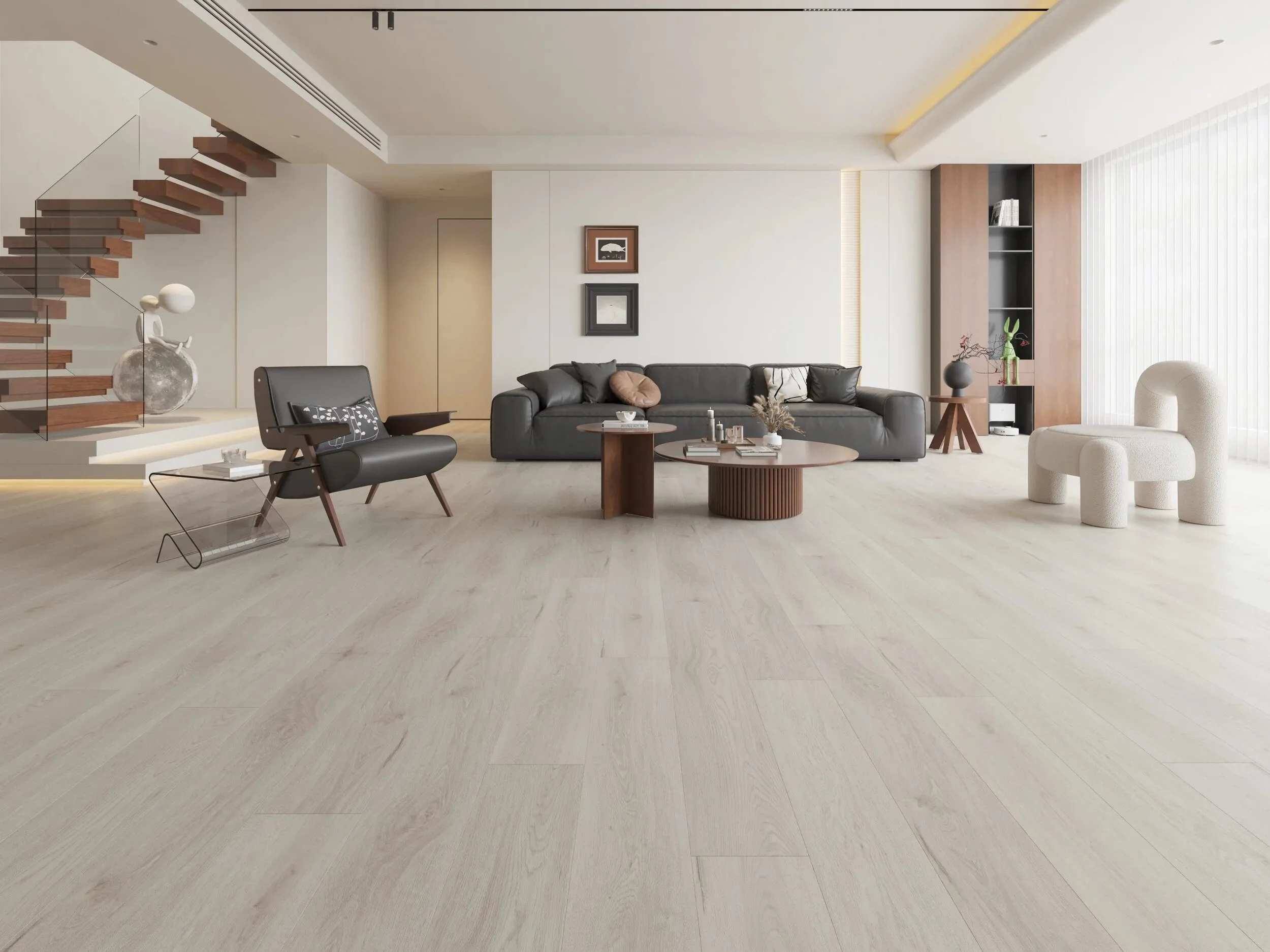 C204 Whisper Grey by Monterey — Luxury Vinyl flooring · Canadian Flooring & Renovations Vancouver