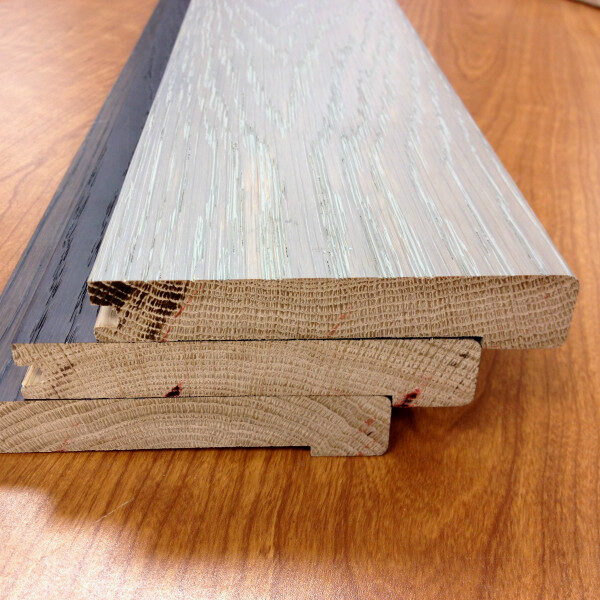 Mira Nova Wide Plank Bull Stair Nosings Flash joint by Pontek — Transition flooring · Canadian Flooring & Renovations Vancouver