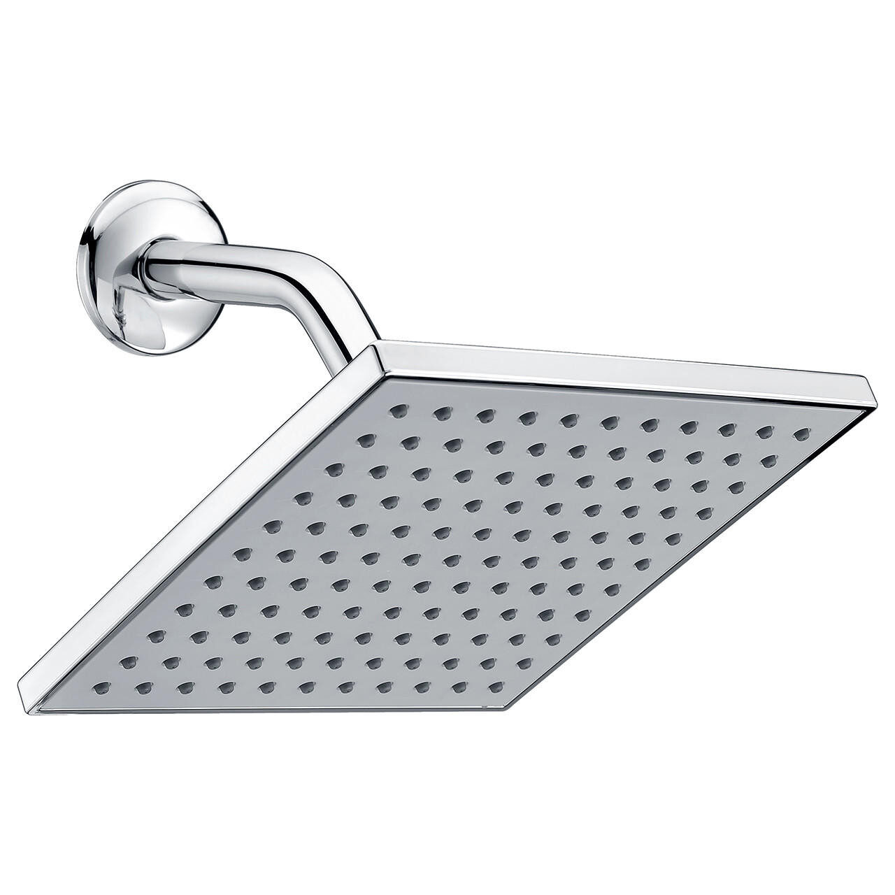 ETHAN Shower Head 45° Pipe — Pearl