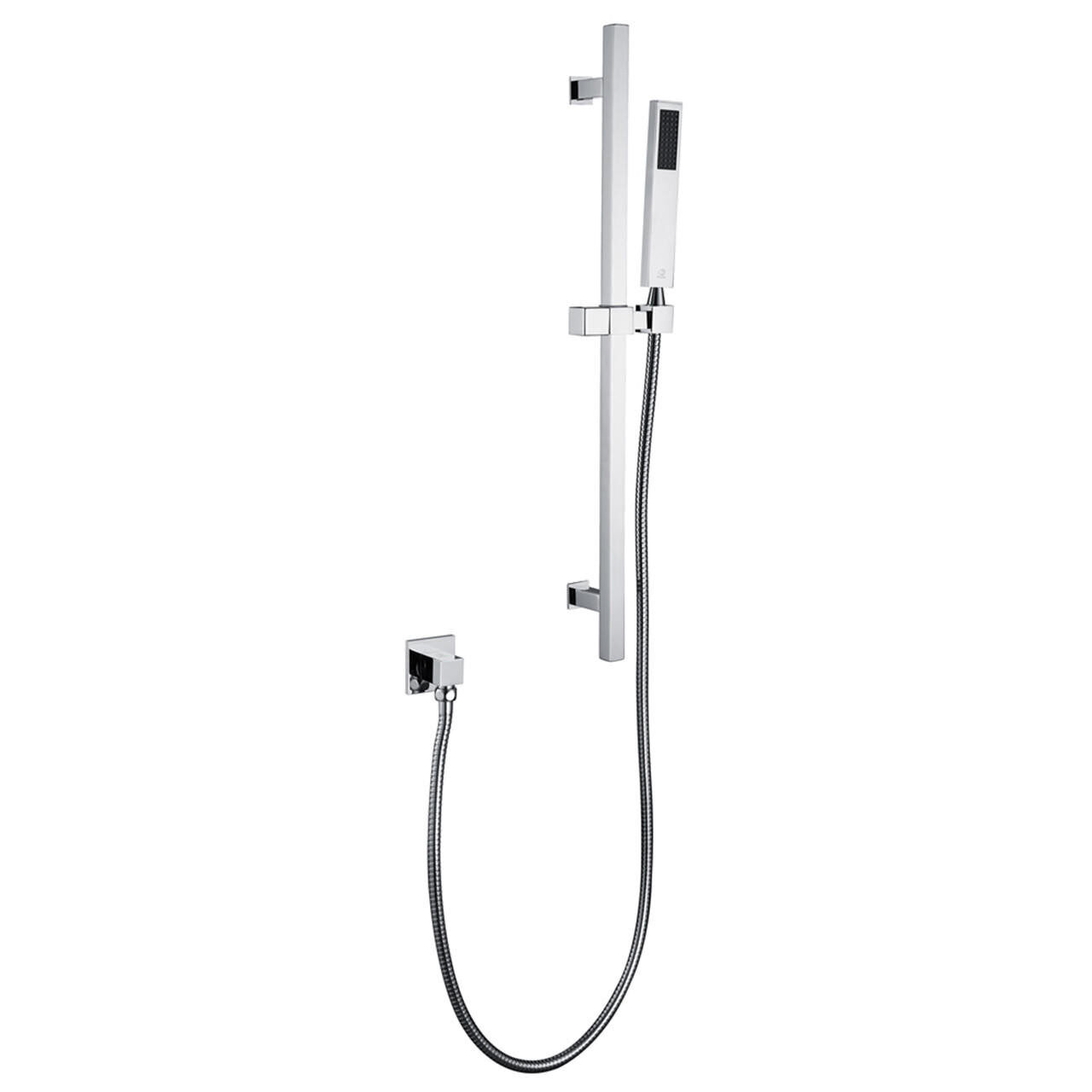 ETHAN Shower Head 45° Pipe — Pearl