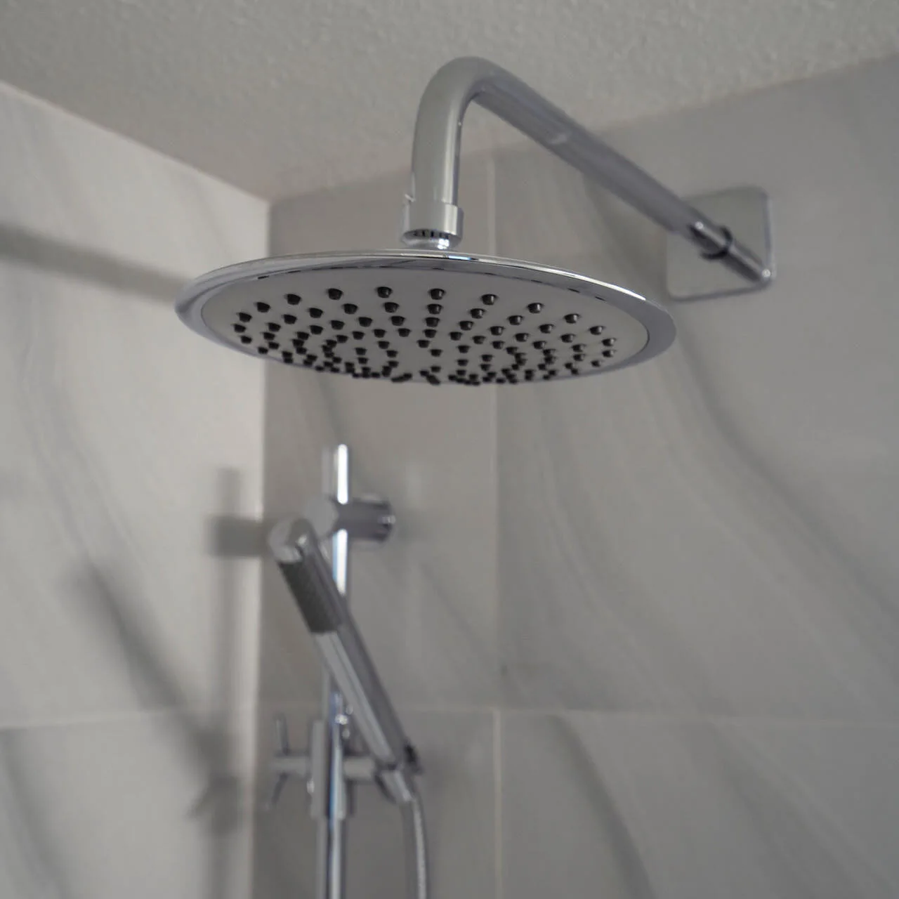 MADISON Chrome Shower Head — Pearl