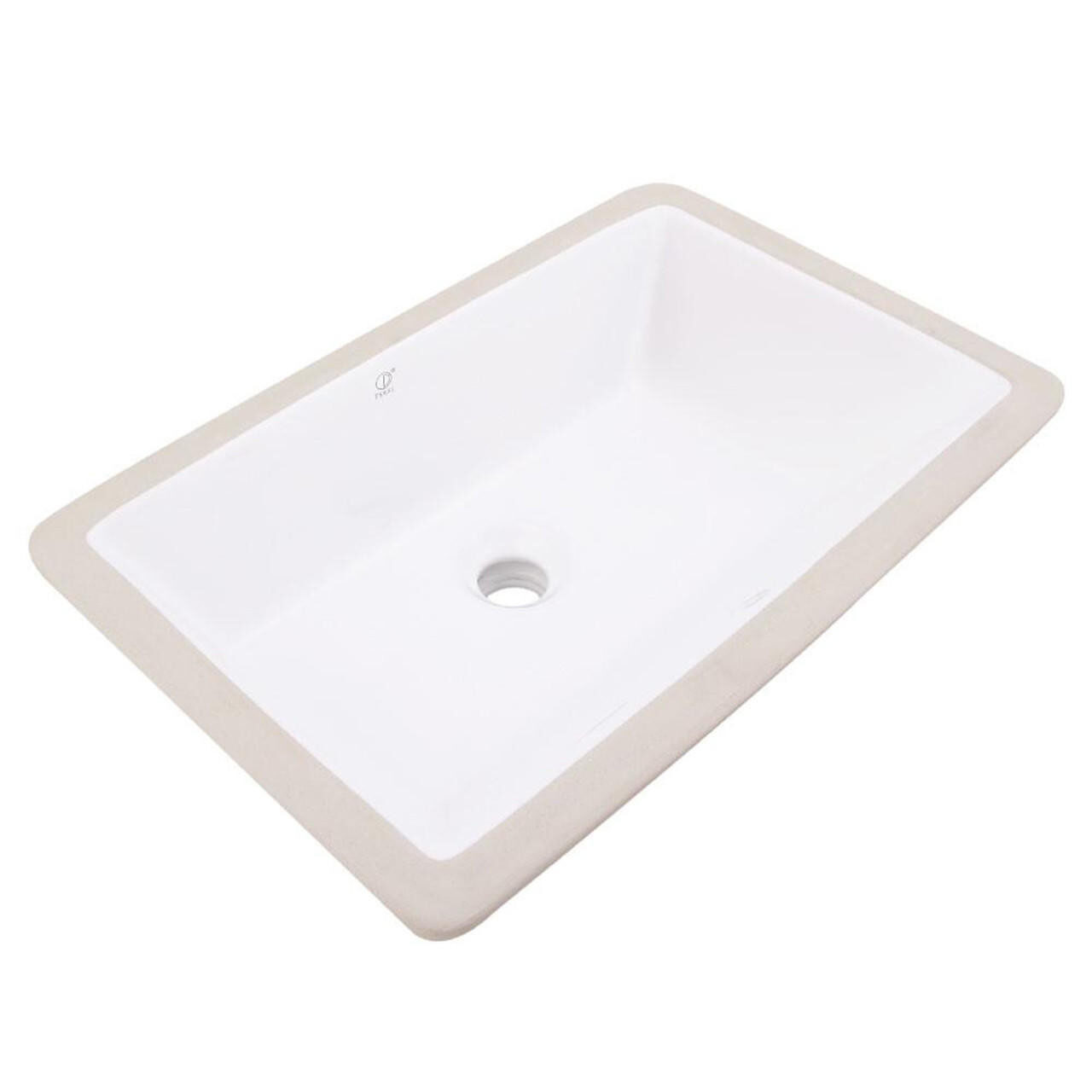 KASU SU Ceramic Bathroom Sink — Pearl