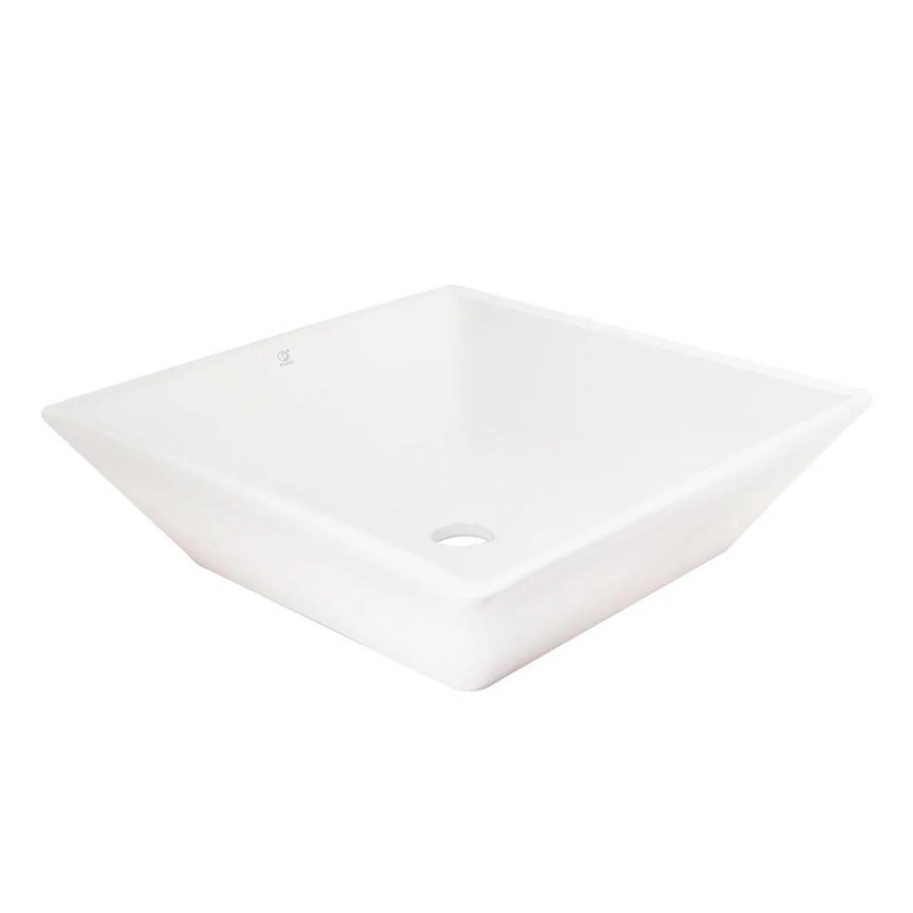 KASU DV Ceramic Bathroom Sink — Pearl