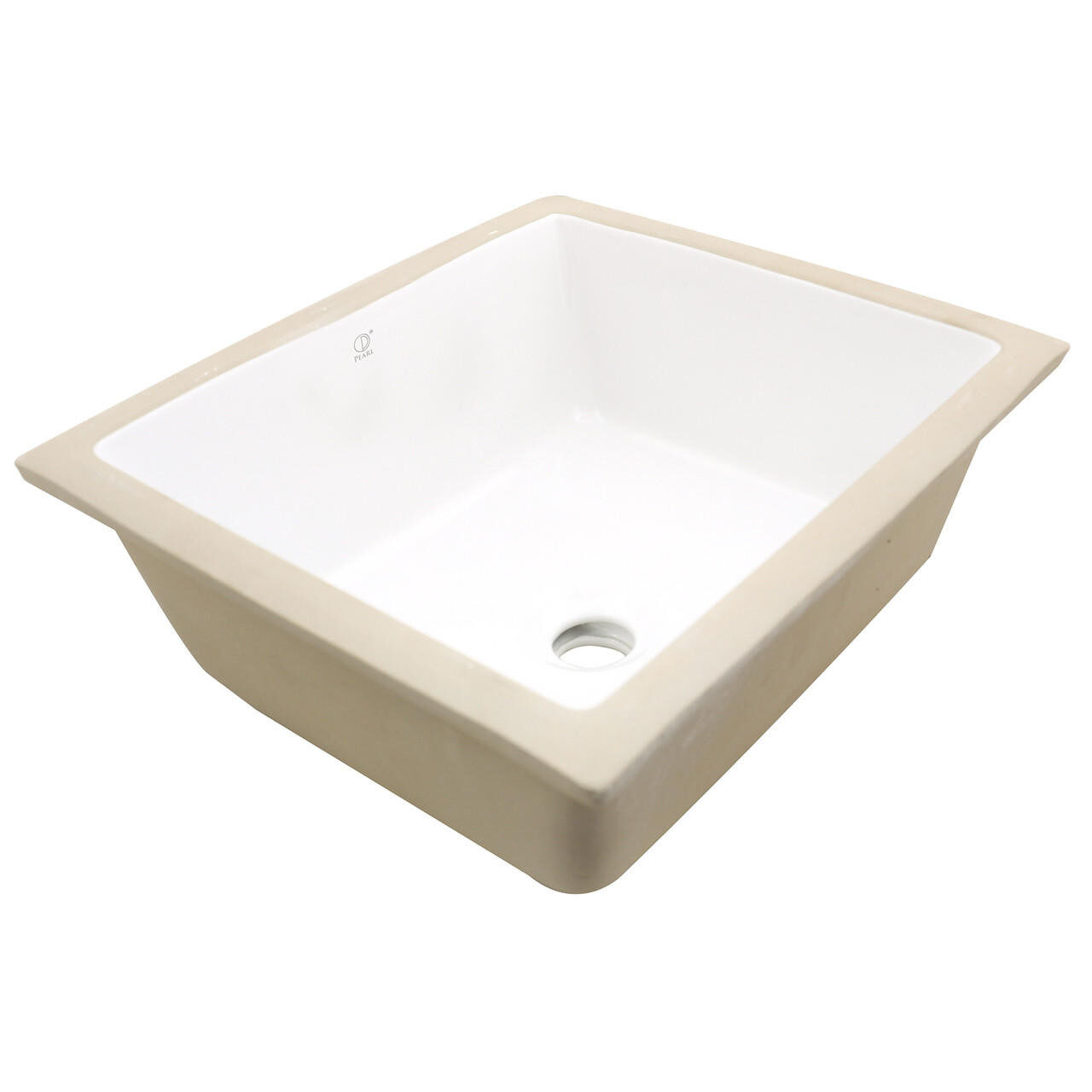 KASU SD2 Ceramic Bathroom Sink — Pearl