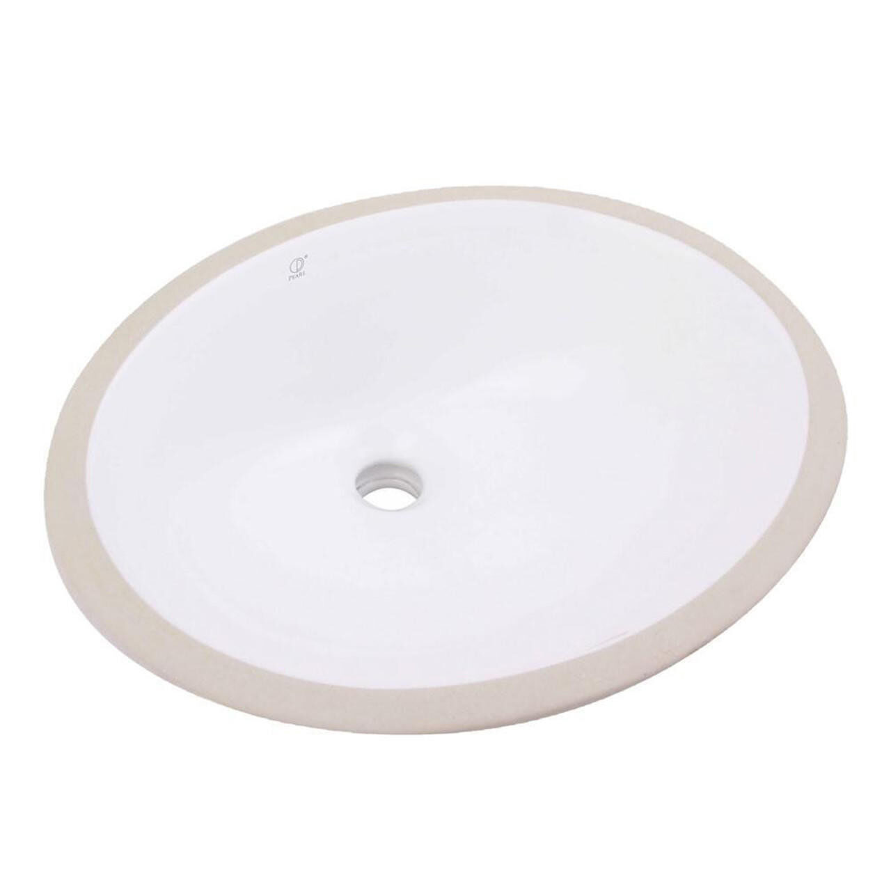 KASU CY Ceramic Bathroom Sink — Pearl