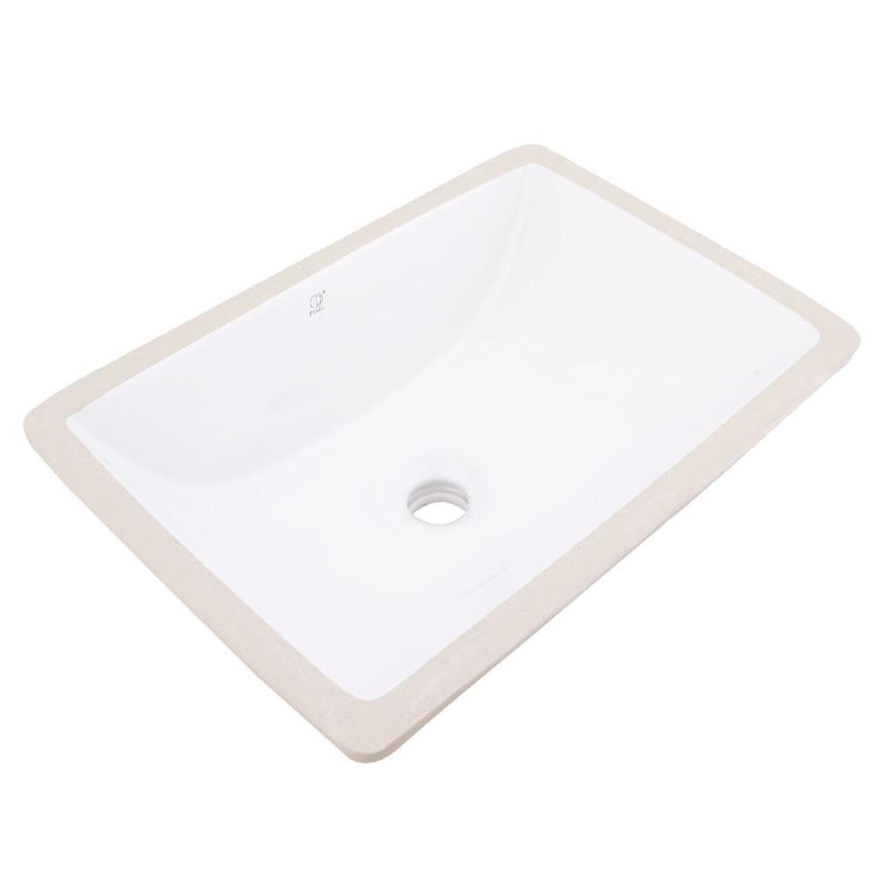 KASU SK Ceramic Bathroom Sink — Pearl