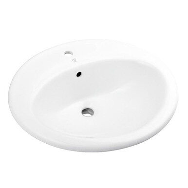 KASU TSR1 Ceramic Bathroom Sink — Pearl