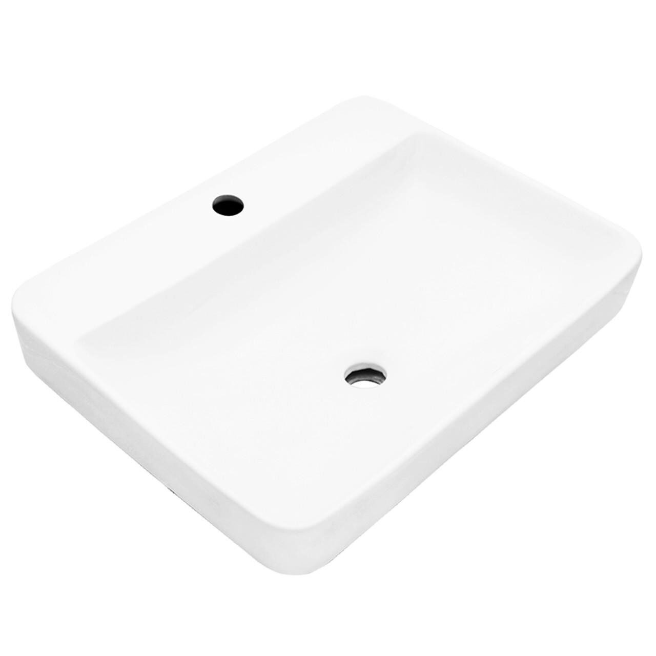KASU WM Ceramic Bathroom Sink — Pearl