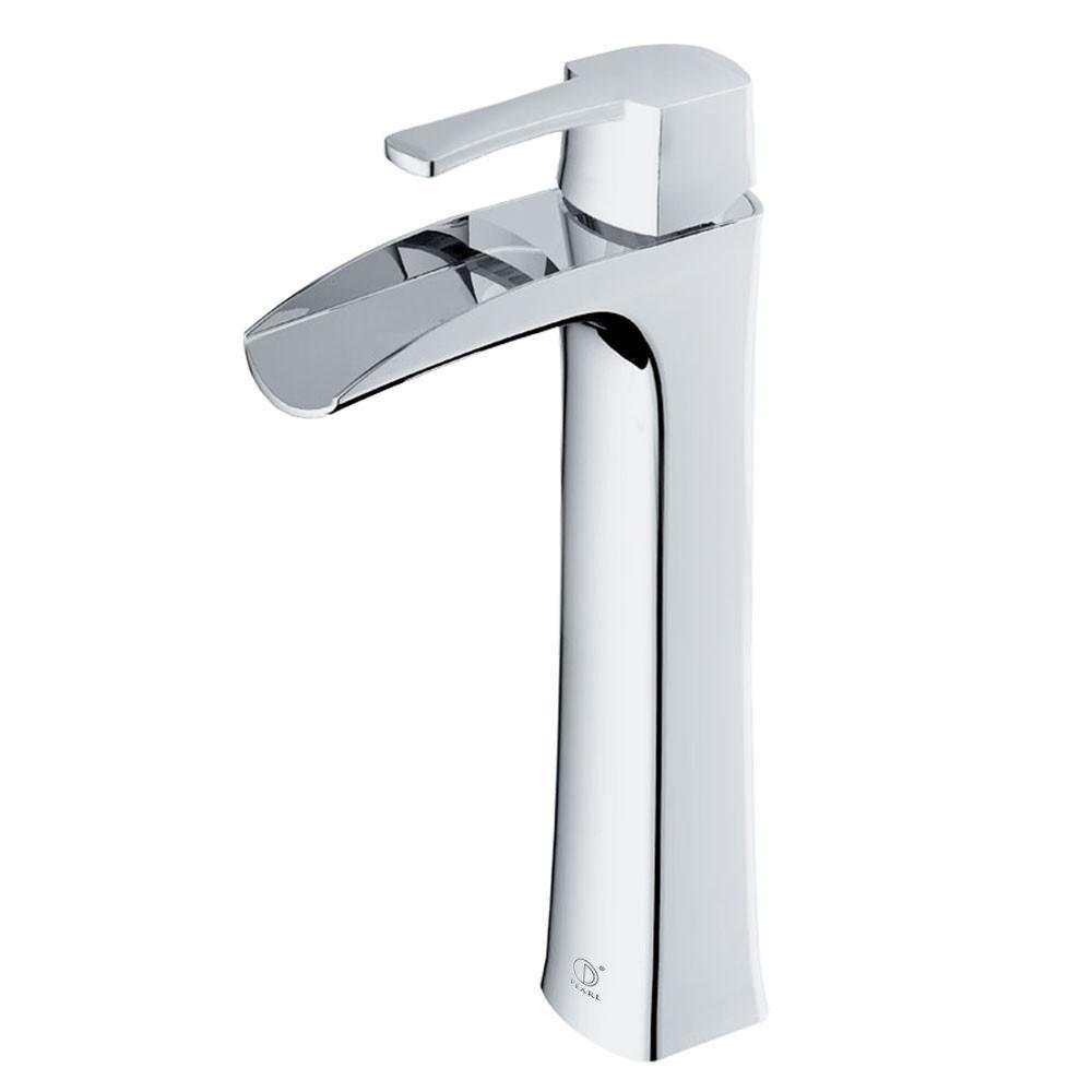 BELLO 3-H - Chrome Bathroom Vessel Sink Faucet - Overflow — Pearl