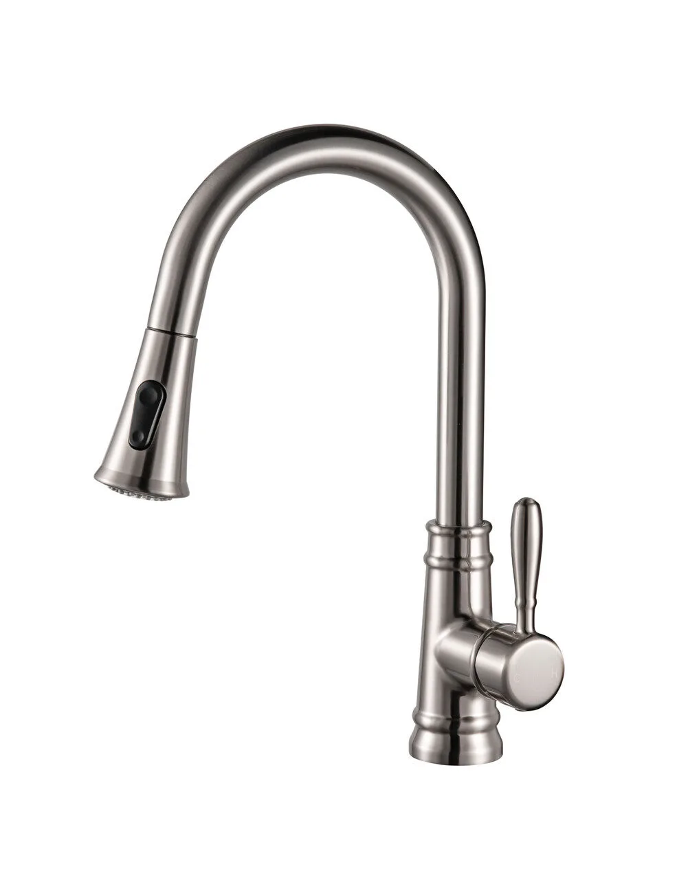 LINCOLN Brushed Nickel Kitchen Faucet — Pearl