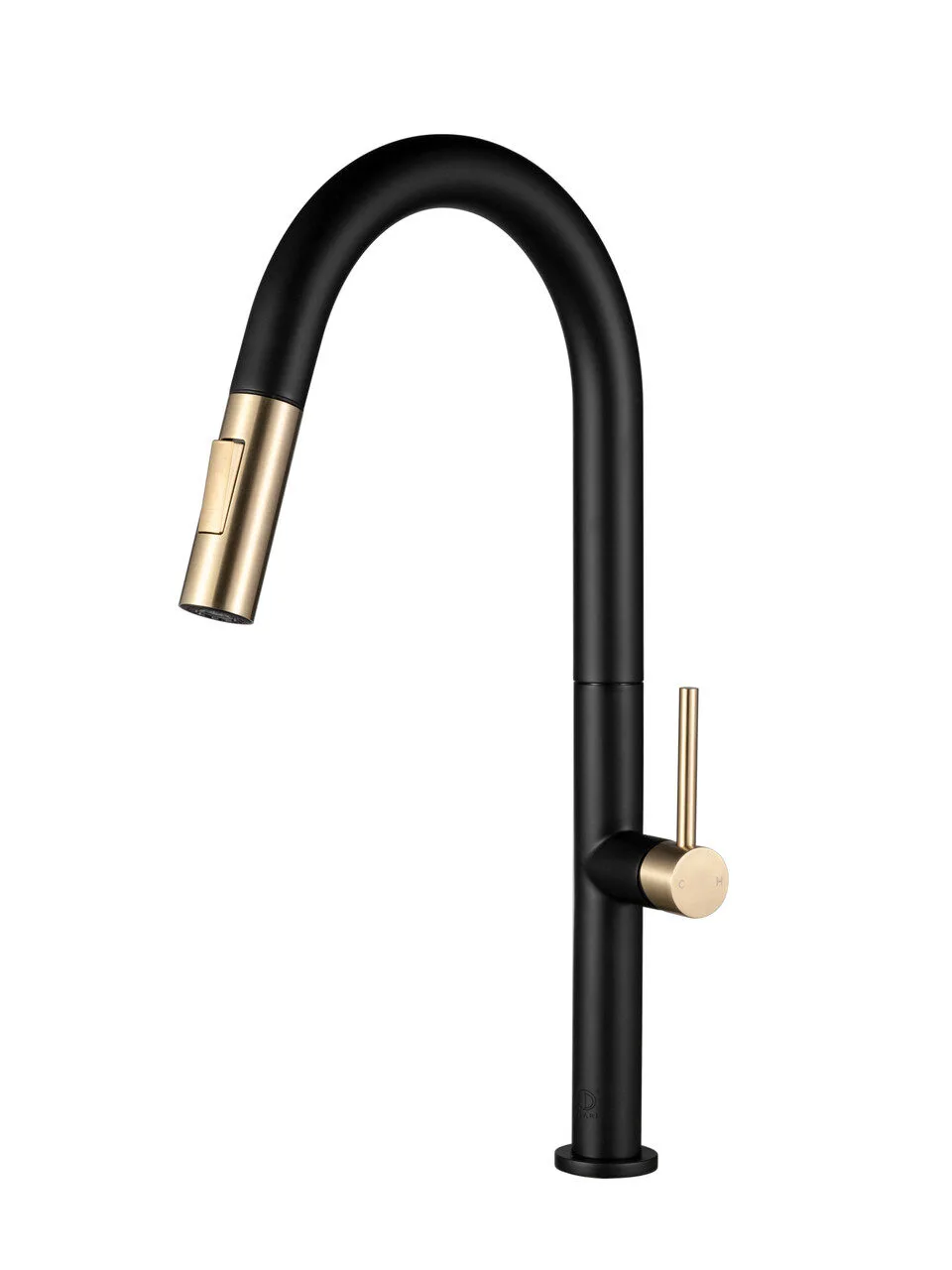 LENNOX II Ferreira Gold & Matte Black Kitchen Faucet — Pearl