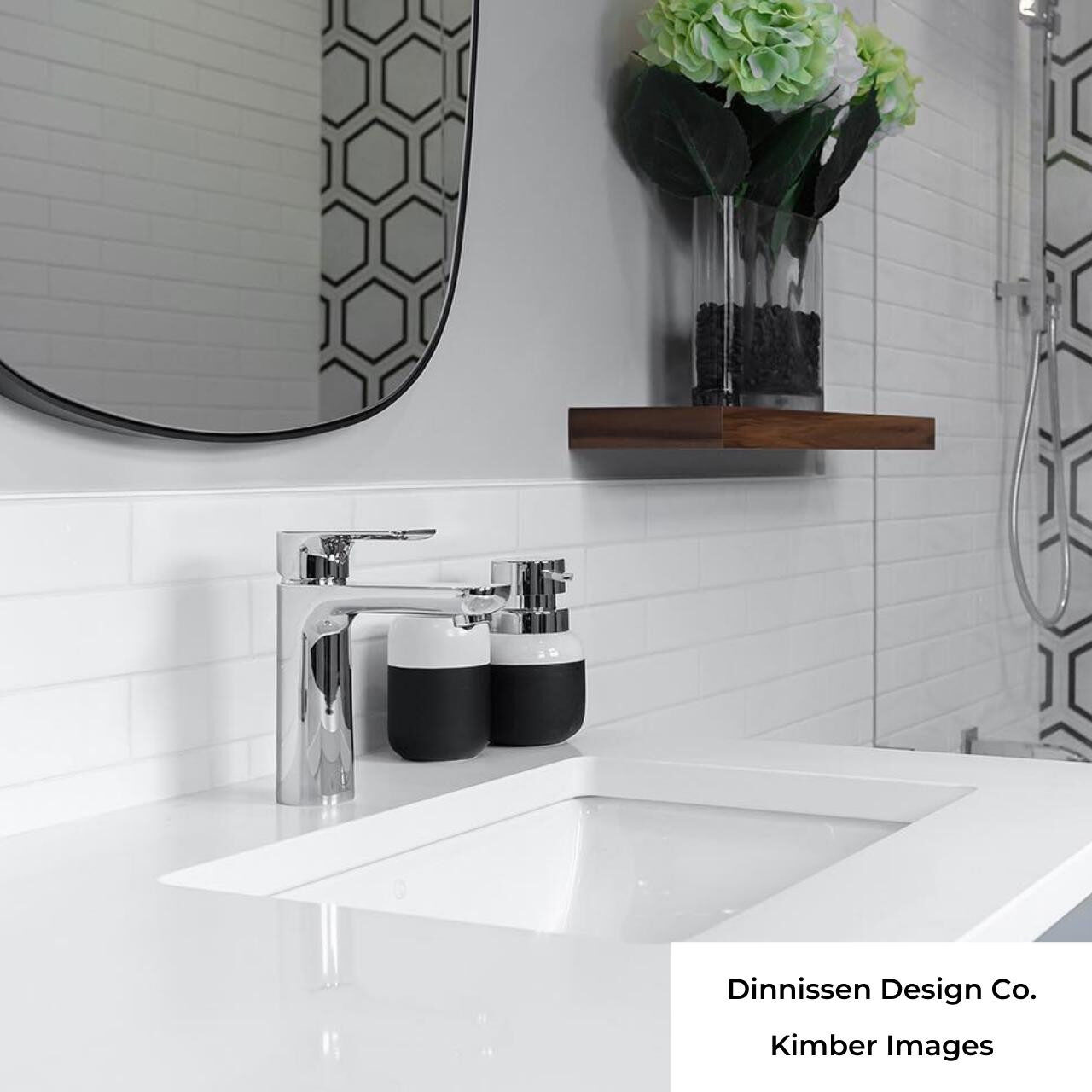 JULIA Chrome Bathroom Faucet — Pearl