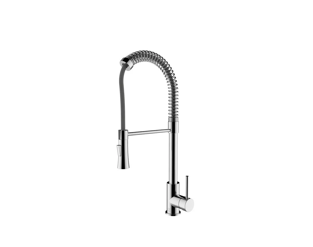 SPRING SPOUT III Chrome Kitchen Faucet — Pearl