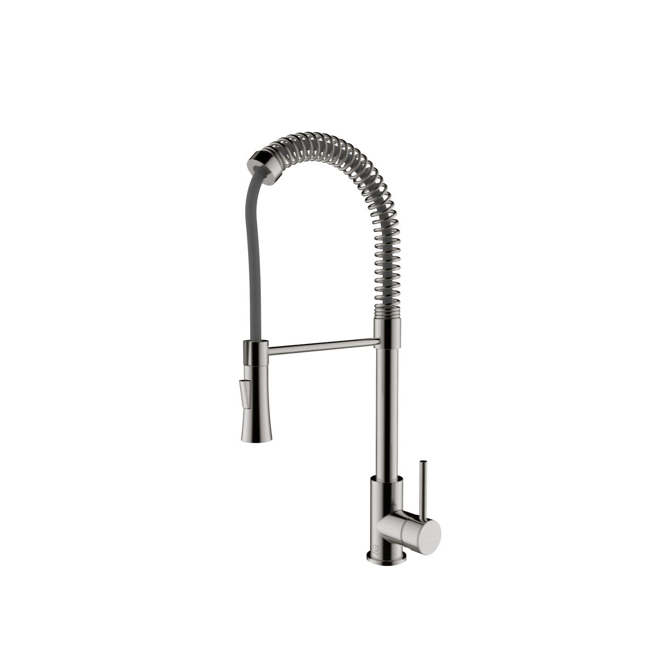 SPRING SPOUT III Brushed Nickel Kitchen Faucet — Pearl